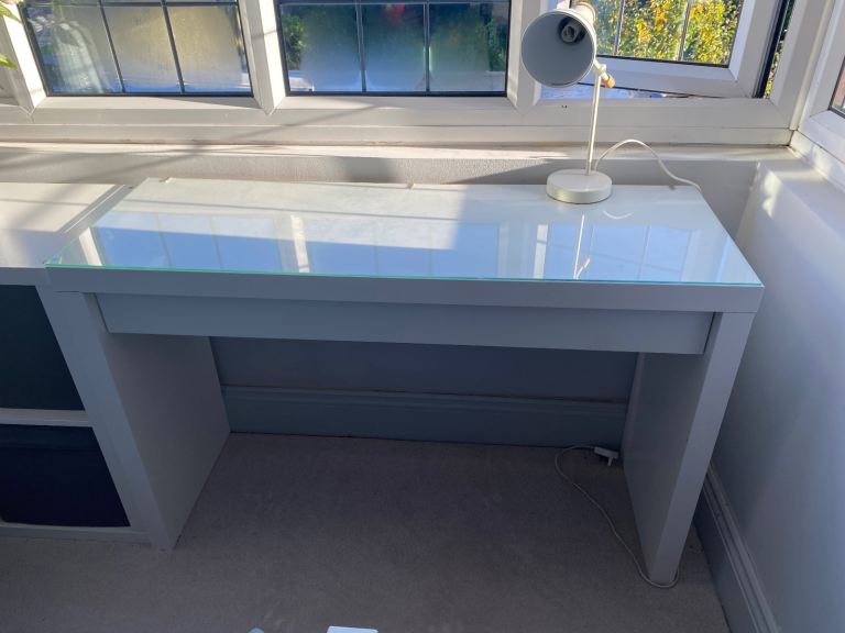 MALM dressing table white 120x41 cm