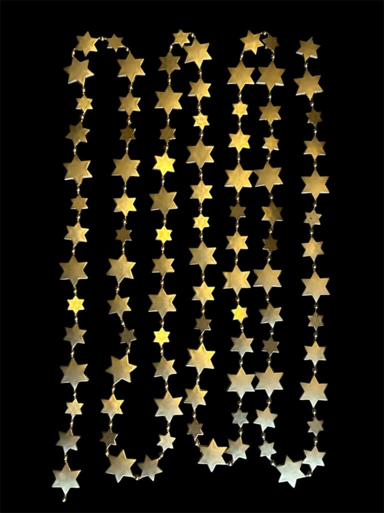 Gold Star String Garland Wedding Decor Christmas Decorations Tinsel 8.5 Feet