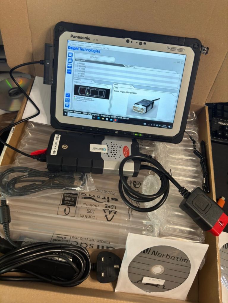 Diagnostic Kit Panasonic Toughbook Rugged Tablet SSD i5 7th Delphi Autocom WoW Hgv Van Car Auto Man