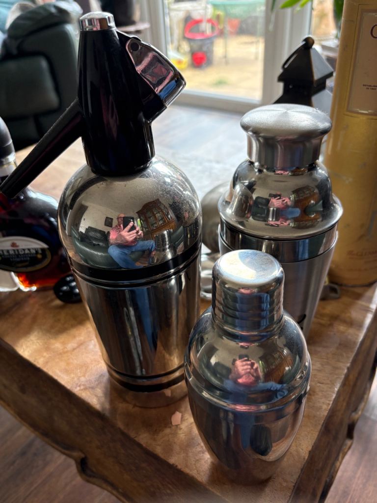 Trio - drinks shakers / soda syphon free local delivery 