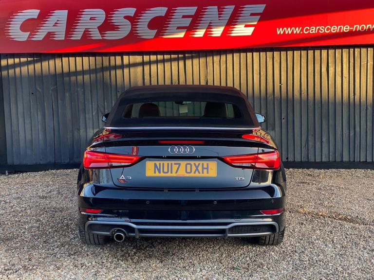 2017 Audi A3 1.6 TDI S Line 2dr CONVERTIBLE DIESEL Manual