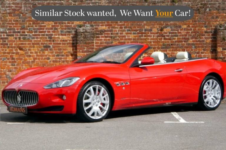 2013 Maserati GranCabrio 4.7 V8 Convertible 2dr Petrol Auto Euro 5 (450 ps) Convertible Petrol Au...