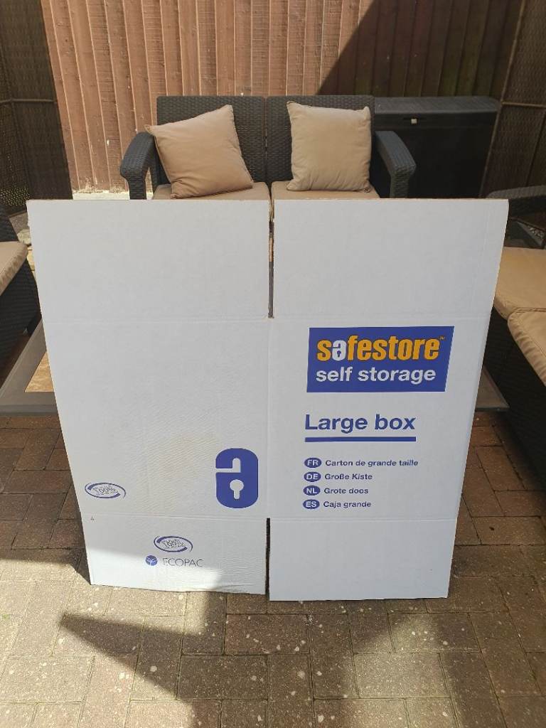 Safestore large storage boxed 