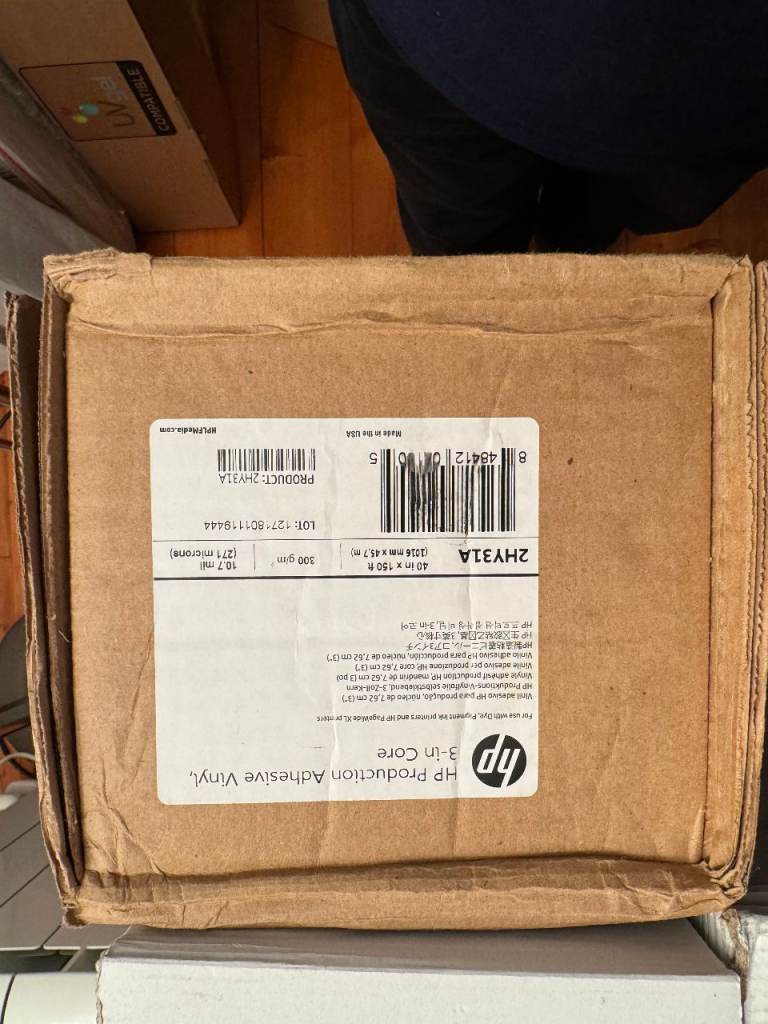 HP Wide Format Printer Roll Production Adhesive Vinyl HP 2HY31A