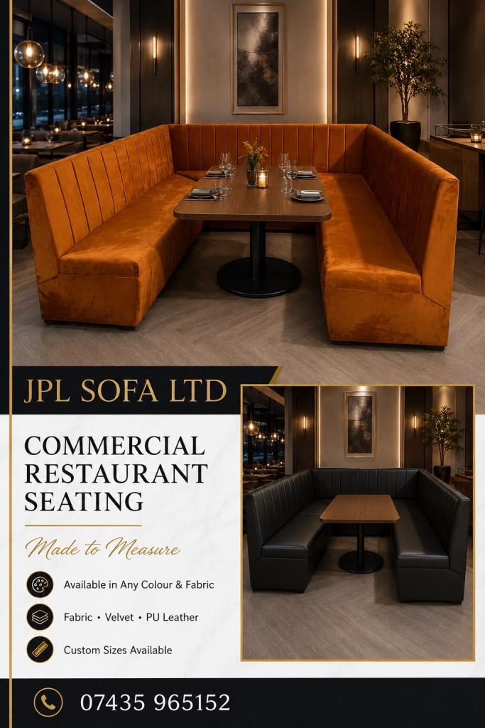Made to measure Restaurant Seating 