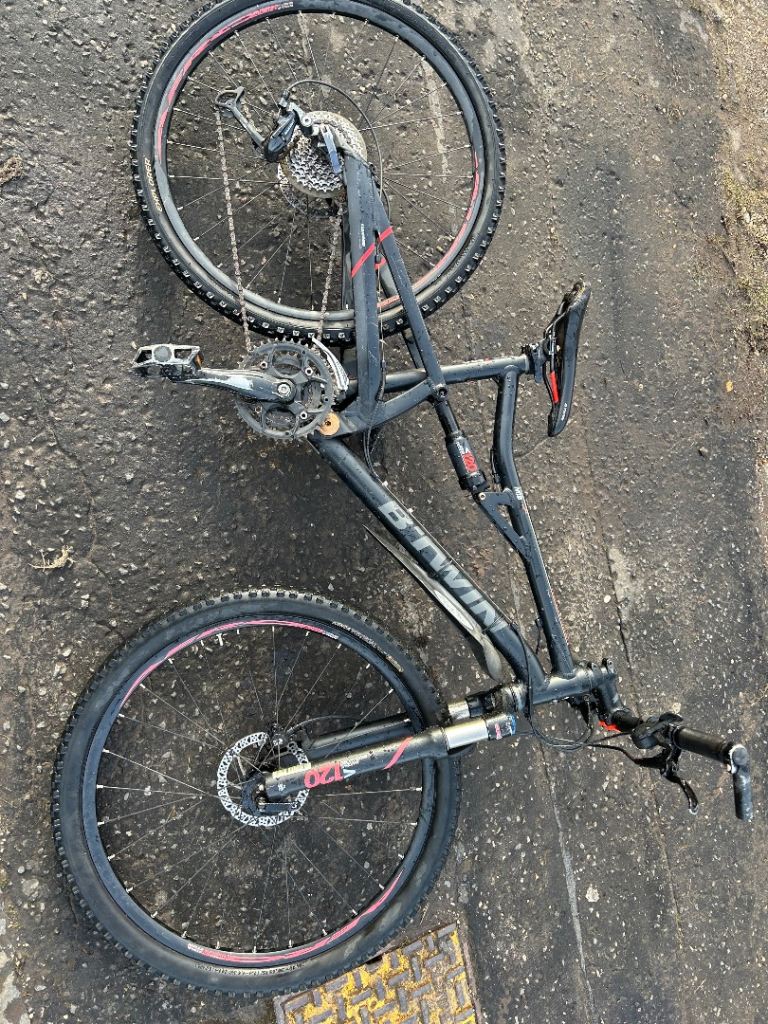 Btwin  dual suspension mountain bike 
