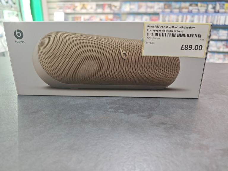 Beats pill portable Bluetooth speaker champagne gold 