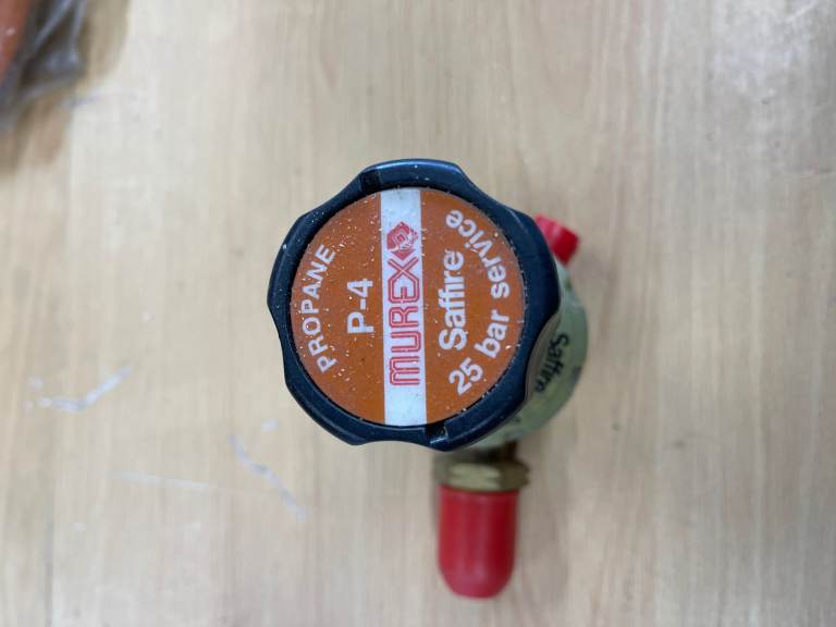 New Propane gas regulator (Murex Saffire P4 25 bar)