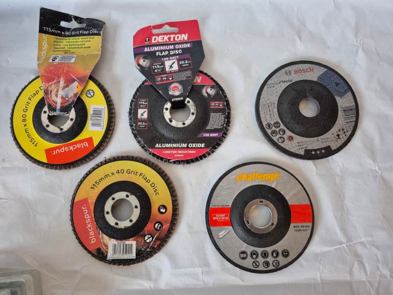 Flap Disc and grinding wheel Bundle
