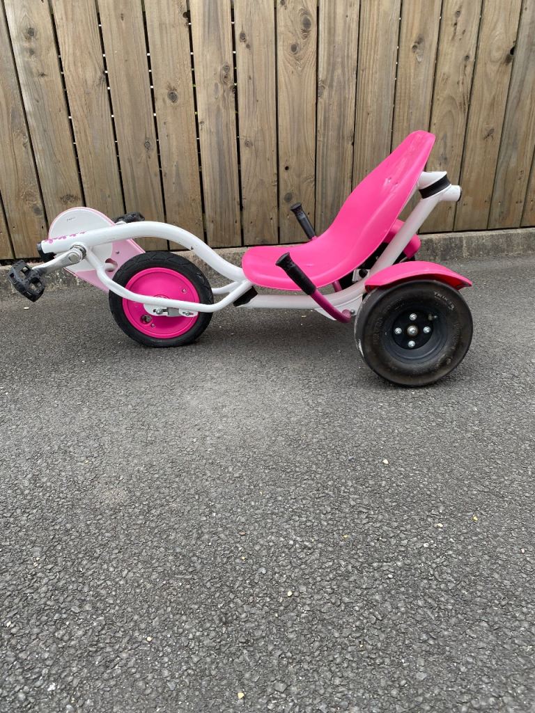 Kids Pink Triker/ Pedal Go Kart- Great condition 