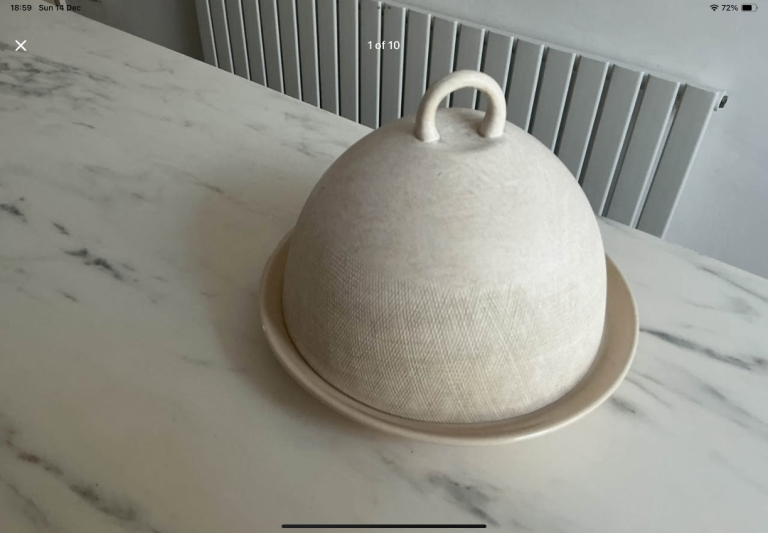 image for BROSTE Copenhagen Kitchen Storage Stoneware Dome