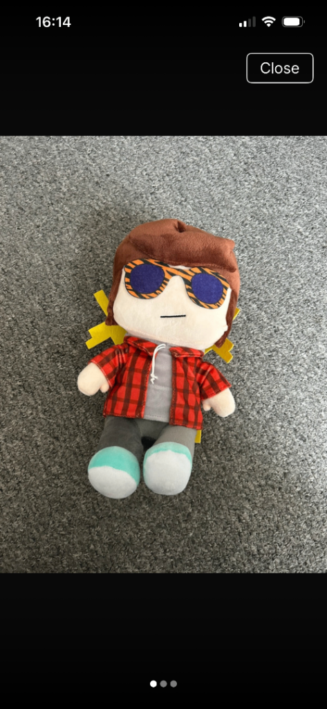 Unique Plush Toy Kreek Craft  – Good Condition