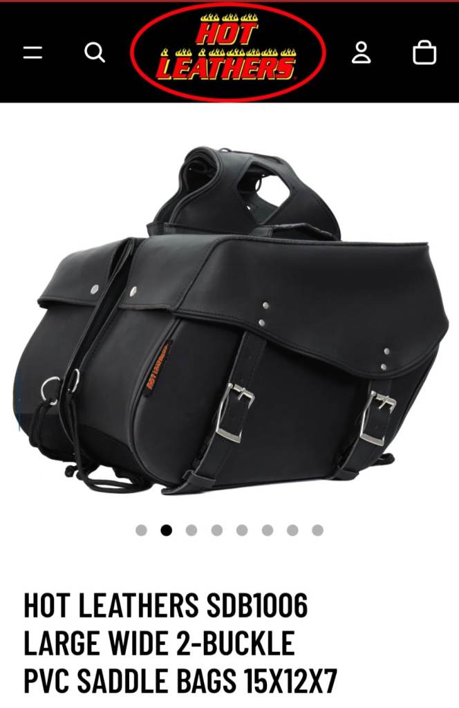 Hot Leathers PVC Waterproof Panniers