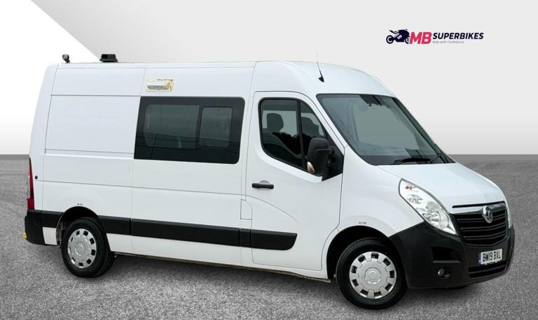VAUXHALL MOVANO 2.3 CDTI MWB L2H2 2019 (19) WELFARE UNIT MESSVAN CREW CAB 6 SEAT