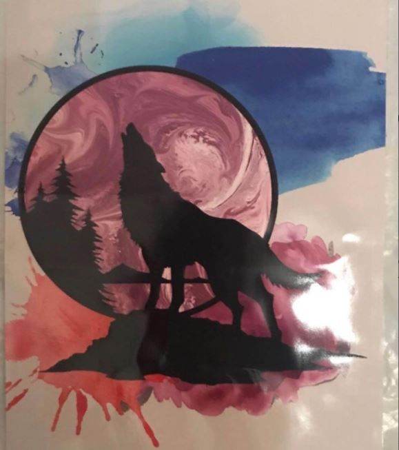 wolf art print