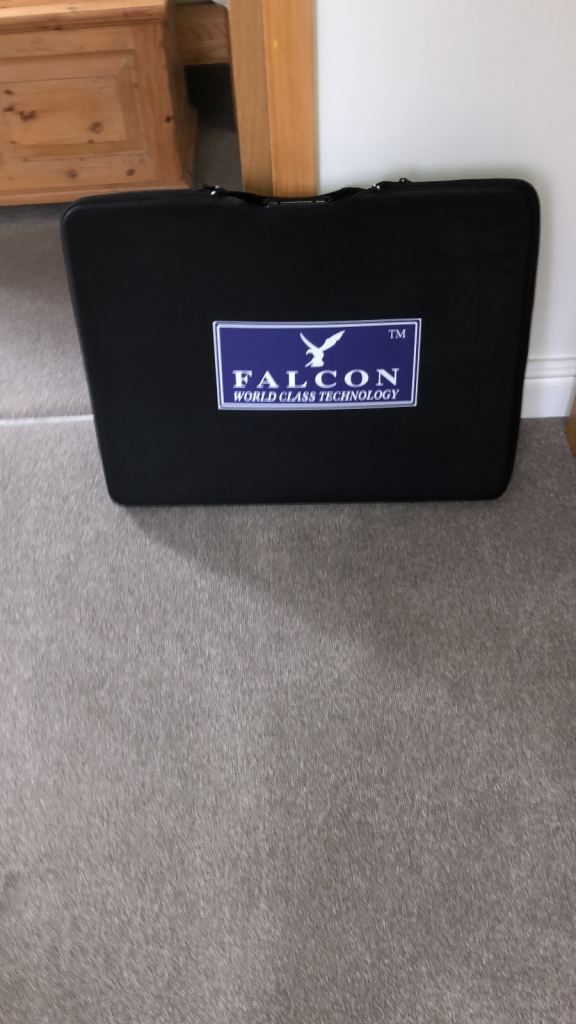 Sold - Falcon 100watt folding solar panel in case