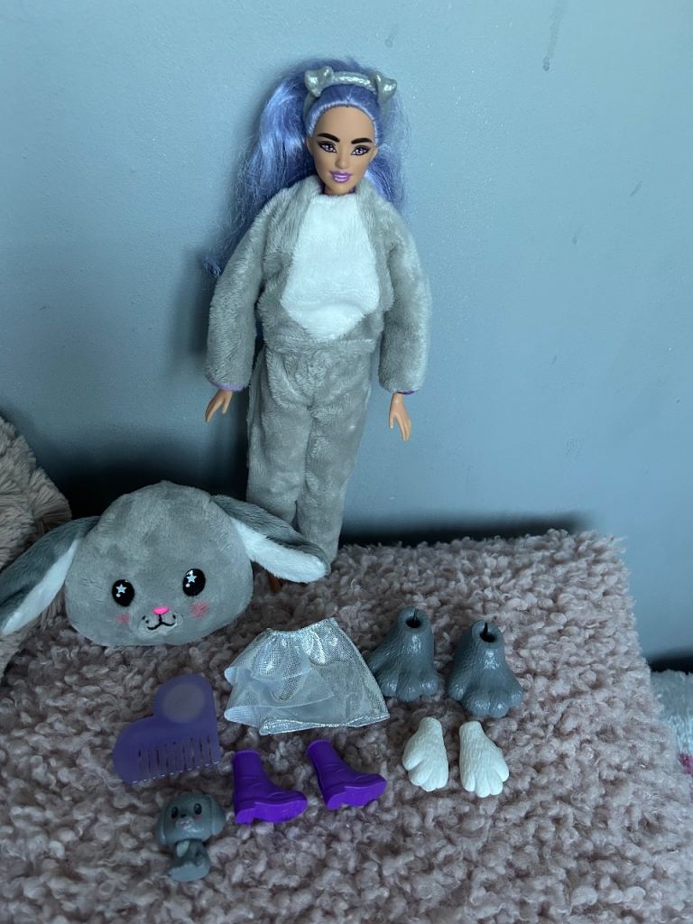 Barbie cutie reveal puppy doll set