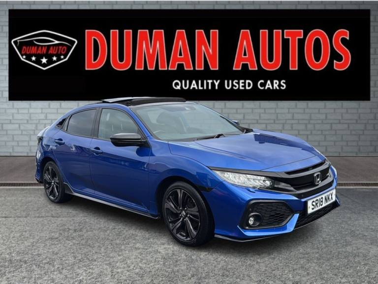 2018 Honda Civic 1.5 VTEC Turbo GPF Sport Plus Hatchback 5dr Petrol CVT Euro 6 (s/s) (182 ps Hatc...