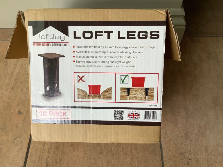 Loftleg LOFT LEGS – 8, Brand New for Loft Storage 