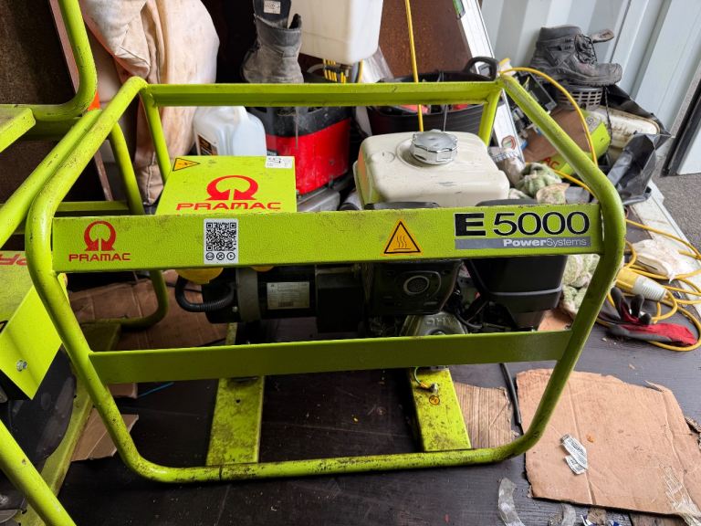 Pramac E5000 Generator – Good Working Order