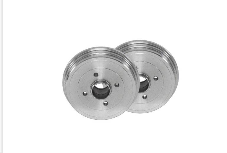 2x Brake Drums Rear NISSAN NOTE 