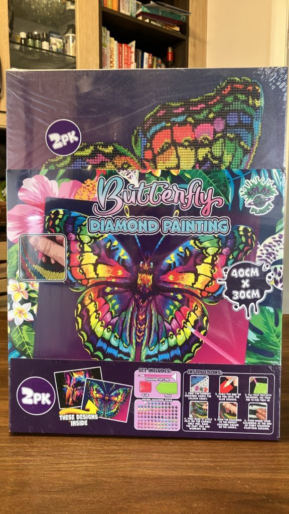 Diamond Painting Kits 2PK – Butterfly & French Bulldog New