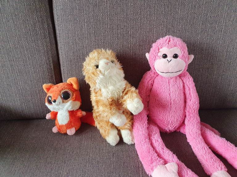 Mixed plushie animals