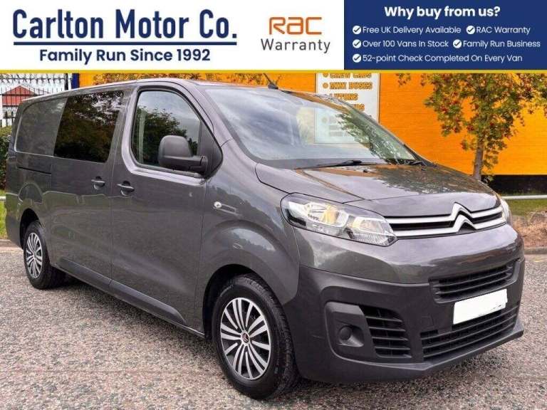 2022 Citroen Dispatch 1200 2.0 BlueHDi 145 Crew Van Enterprise Pro PANEL VAN DIESEL Manual