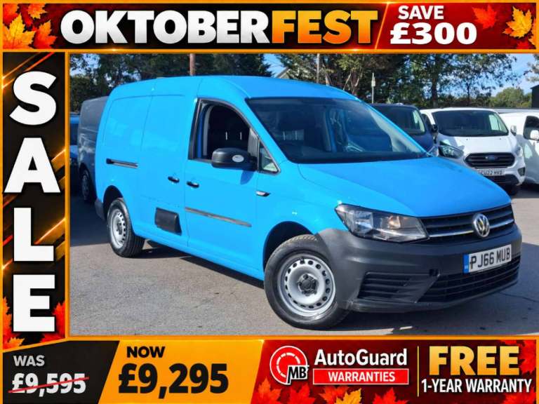 2016 Volkswagen Caddy Maxi 2.0 TDI C20 BlueMotion Tech Startline Panel Van 6dr Diesel Manual LWB ...