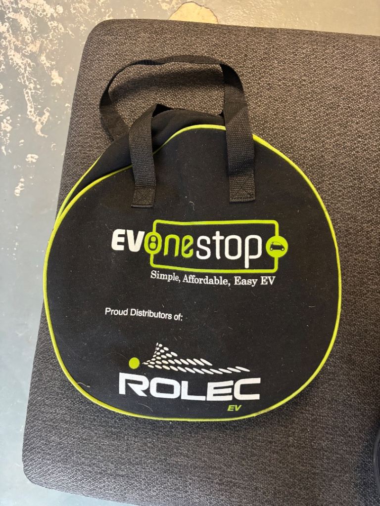 Like-New Rolec 32A EV Charging Cable (Type 1 to Type 2) + Carry Bag