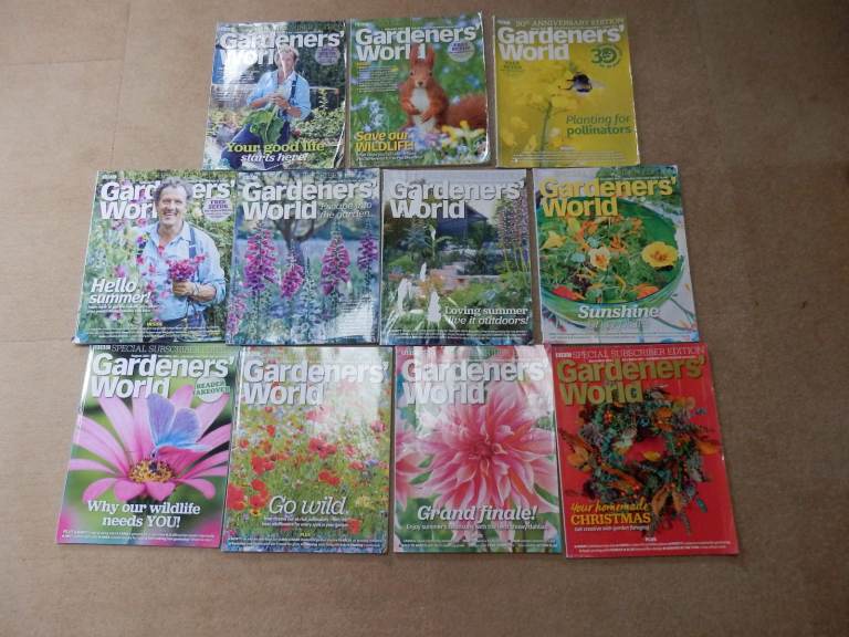 Gardeners World magazines x 11 January to December 2021
