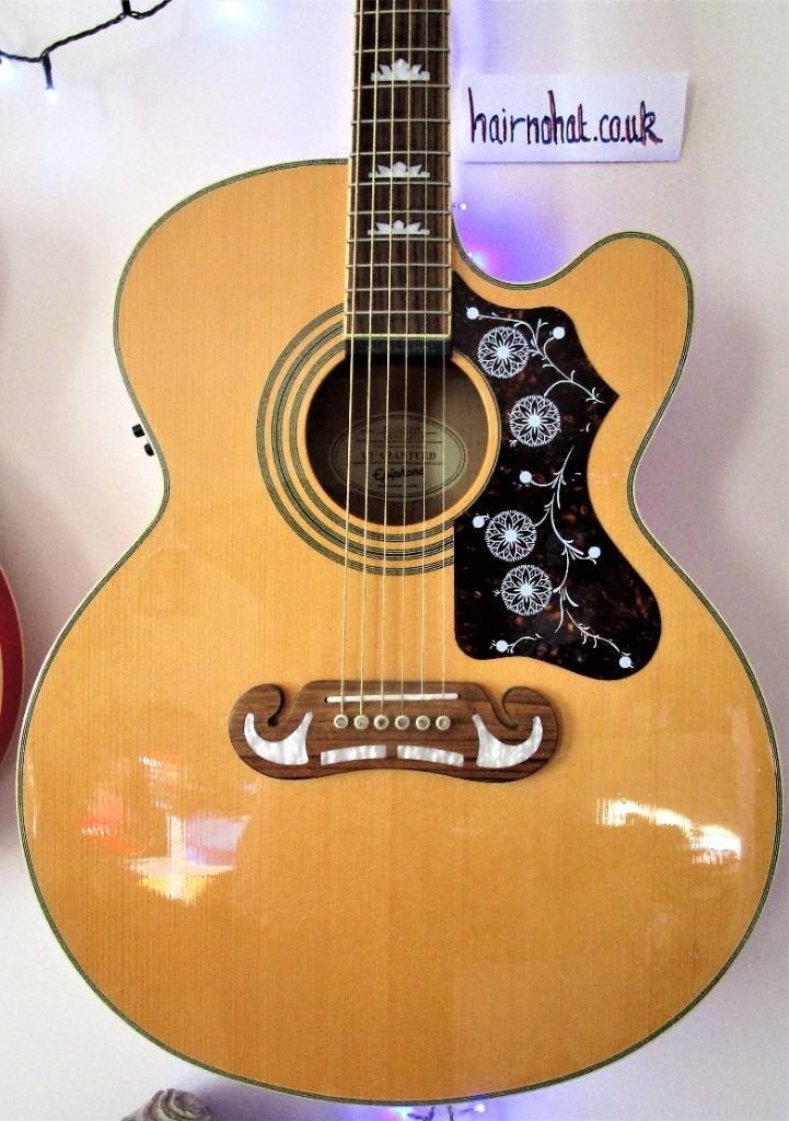 Epiphone EJ200 CE/N   Mono/Stereo inputs Jumbo Elec Acoustic. Wonderful range     ange