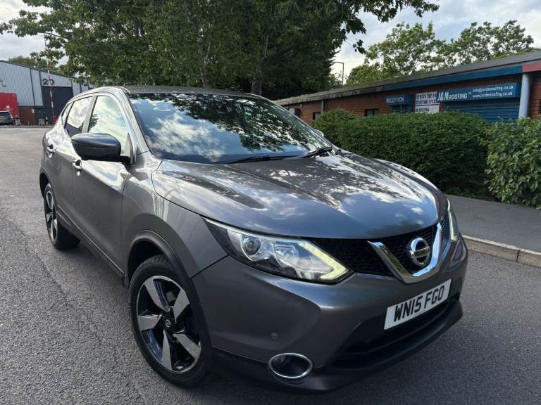 Nissan qashqai 1.5 dci n-tec 2015 15 reg genuine low mileage 64k full service history fully loaded 