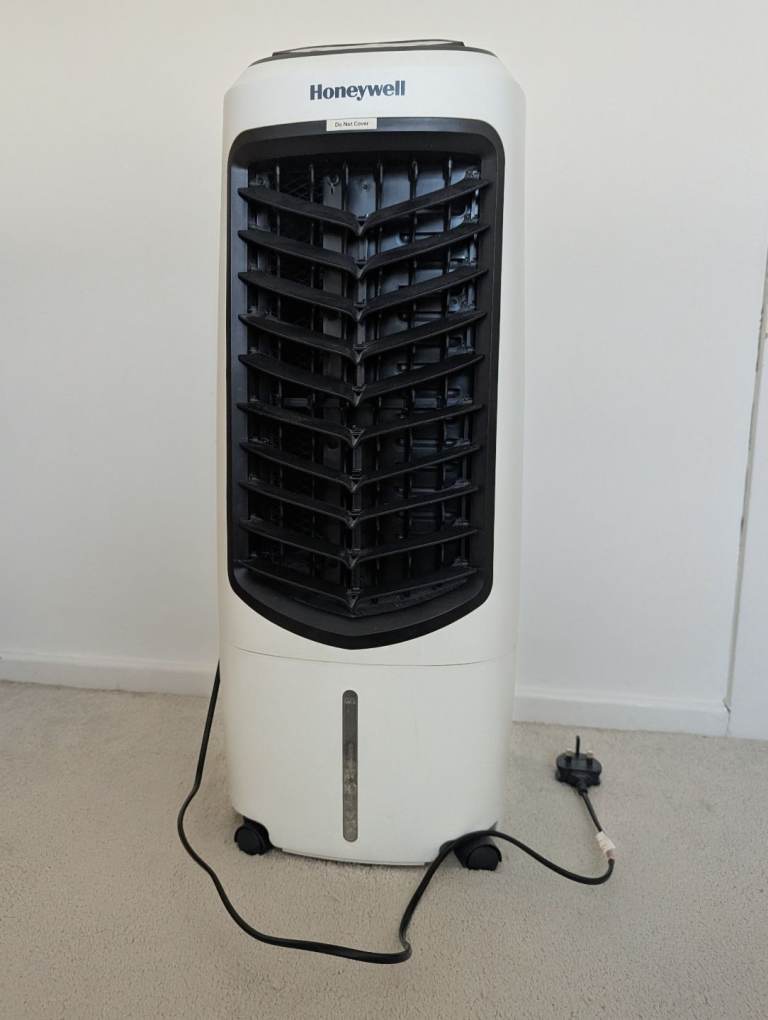 Honeywell Evaporative Air Cooler Fan Portable Cooling Unit Remote Control White