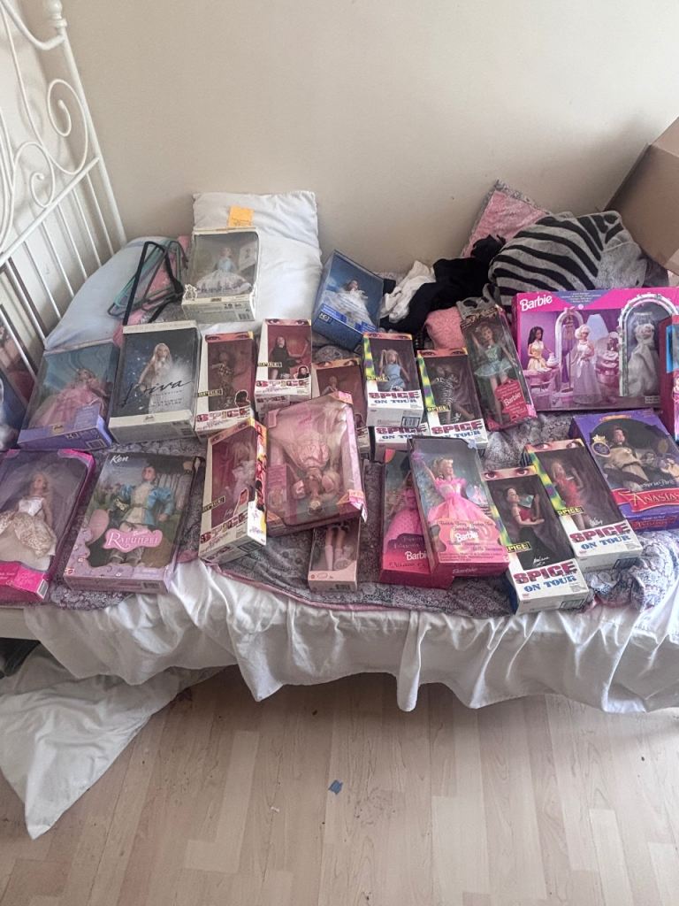 Large Collection of Boxed Barbie Dolls - New