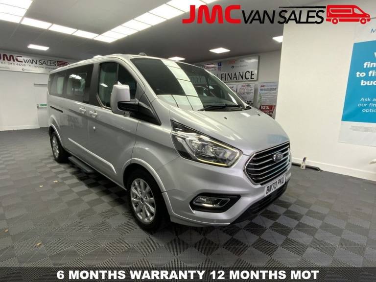 2020 70 FORD TOURNEO CUSTOM 2.0 320 ECOBLUE TITANIUM MINIBUS 9 SEAT LWB L2 1 OWN