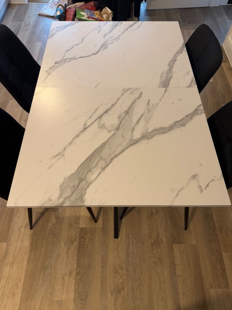 Extendable table and chairs | in Crossgates, West Yorkshire | Gumtree