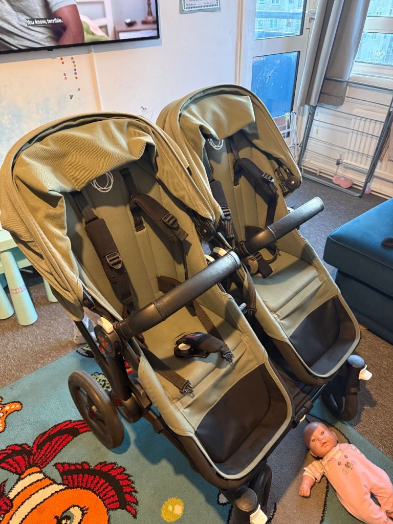 nuna twin stroller Nuna TRVL Dubl Stroller main image 0
