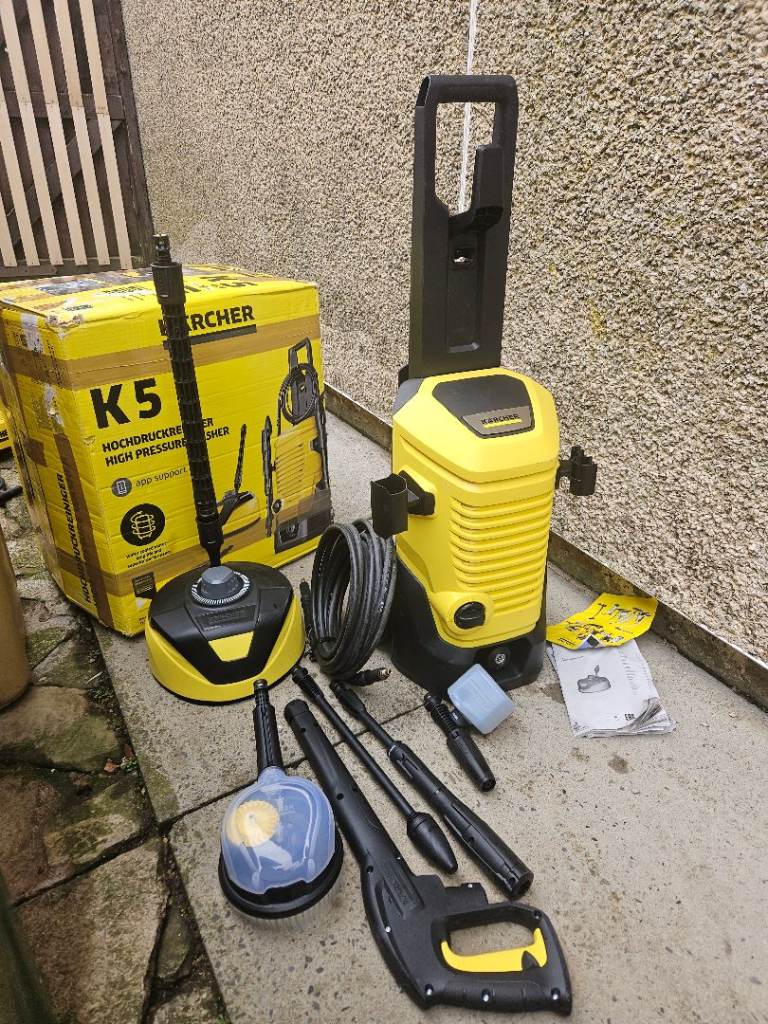 Kärcher K5 WCM Power Pressure Washer with Home and Car Washing Kits 