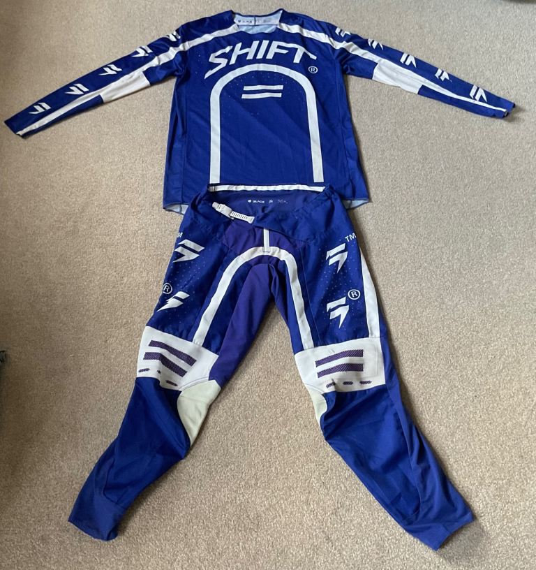 Shift Motocross Kit Adult size 32” Pants & Large Jersey MX Gear Pitbike Enduro KTM Yamaha Motorbike