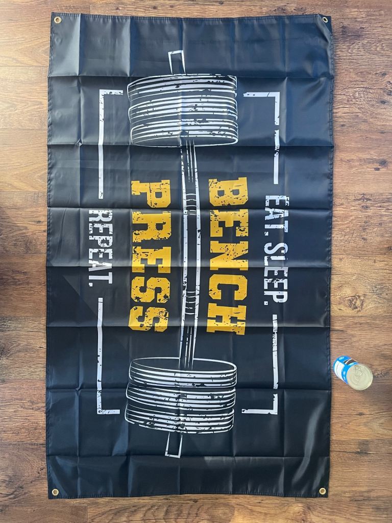 Bench Press Gym Banner 