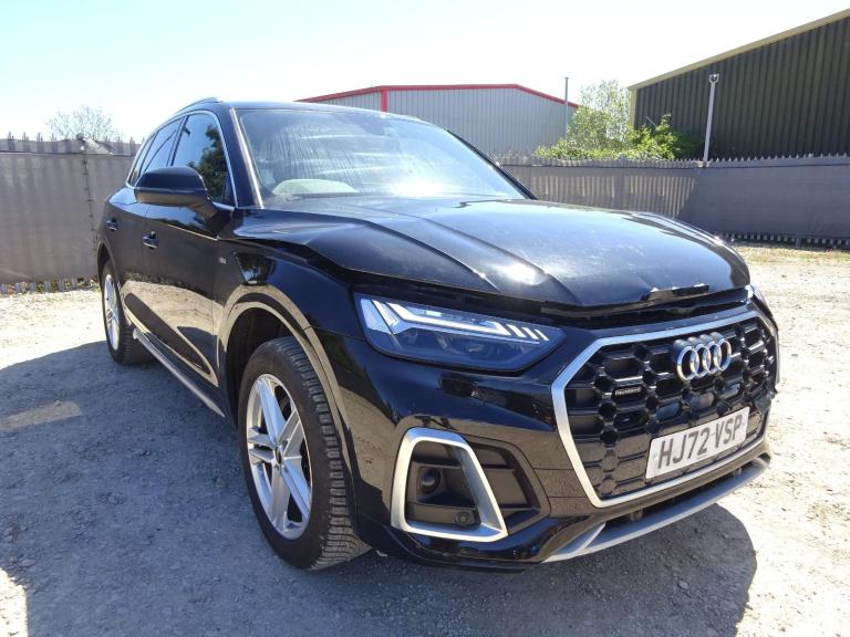 2022 72 REG AUDI Q5 S LINE 45 TFSI QUATTRO AUTO DAMAGED REPAIRABLE SALVAGE