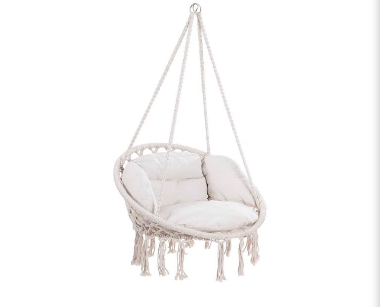 Swing chair -cream
