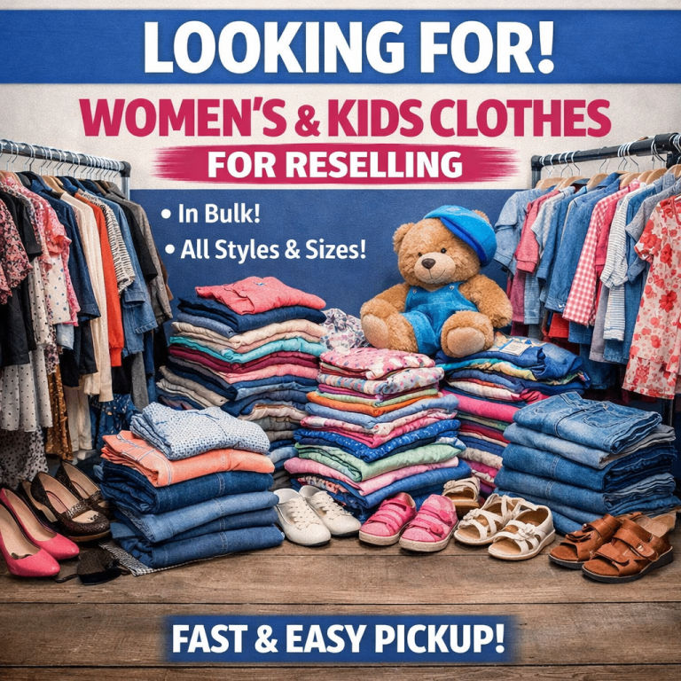 In search of clothes for reselling 