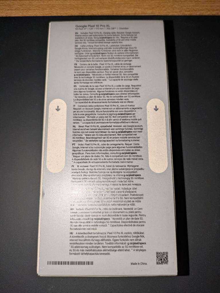 Google Pixel 10 Pro XL - 256GB