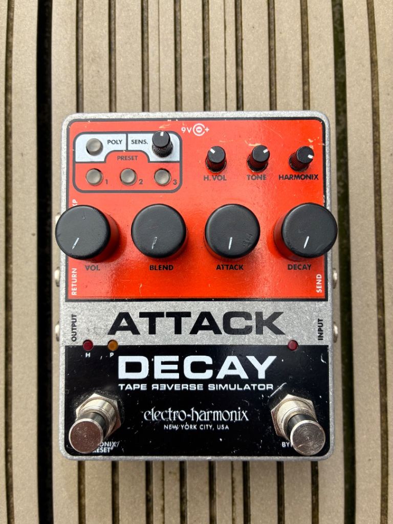 Electro Harmonix - Attack Decay Pedal - Good condition - Perfect Working Condition