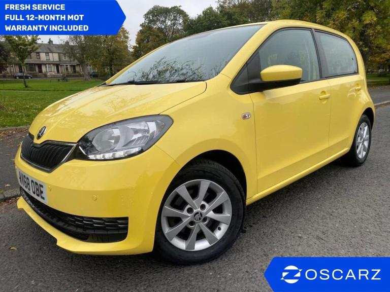 2018 Skoda Citigo 1.0 MPI GreenTech SE Euro 6 (s/s) 5dr HATCHBACK Petrol Manual