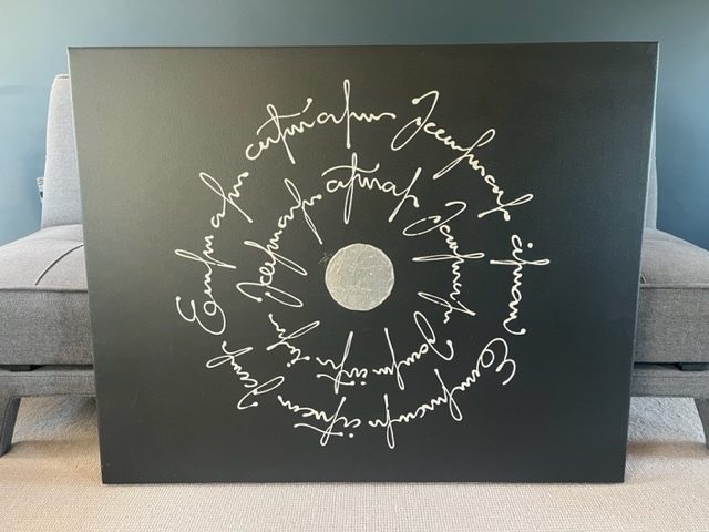 image for John Lewis Black and white painting