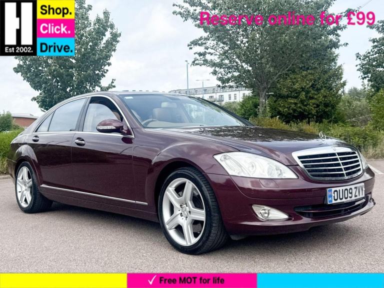 2009 Mercedes-Benz S Class 5.5 S500L V8 G-Tronic Euro 4 4dr SALOON Petrol Automa
