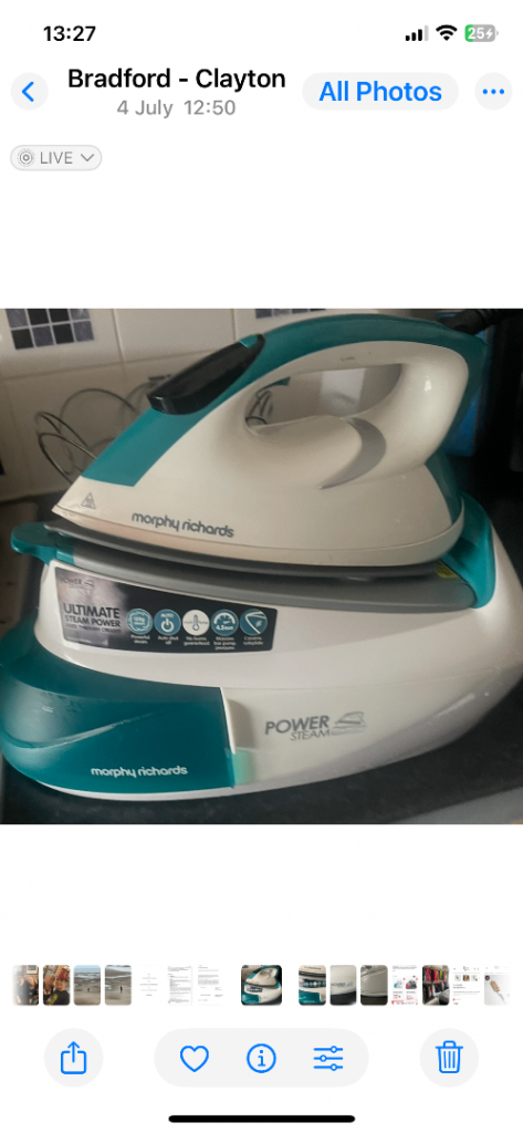 Steam generator iron